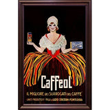 Vintage Italian Coffee-VINAPP122858 Framed Print 19.75"x12.5" by Vintage Apple Collection