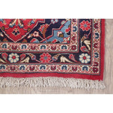 Vintage Kashan Floral Handmade Wool Persian Rug - 10'5" x 2'7" Runner