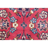 Vintage Kashan Floral Handmade Wool Persian Rug - 10'5" x 2'7" Runner