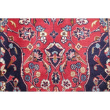 Vintage Kashan Floral Handmade Wool Persian Rug - 10'5" x 2'7" Runner