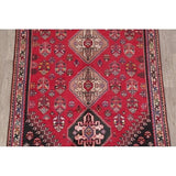 Vintage Kashkoli Geometric Handmade Wool Persian Area Rug - 8'9" x 5'4"
