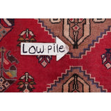 Vintage Kashkoli Geometric Handmade Wool Persian Area Rug - 8'9" x 5'4"