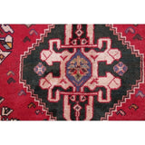 Vintage Kashkoli Geometric Handmade Wool Persian Area Rug - 8'9" x 5'4"