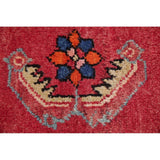 Vintage Lilian Diamond Oriental Hand Knotted Wool Persian Rug - 11'9" x 3'5" Runner
