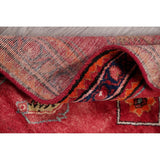 Vintage Lilian Diamond Oriental Hand Knotted Wool Persian Rug - 11'9" x 3'5" Runner