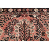 Vintage Lilian Floral Hand Knotted Wool Oriental Persian Area Rug - 4'8" x 2'5"