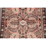 Vintage Lilian Floral Hand Knotted Wool Oriental Persian Area Rug - 4'8" x 2'5"