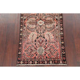Vintage Lilian Floral Hand Knotted Wool Oriental Persian Area Rug - 4'8" x 2'5"