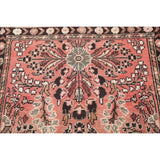 Vintage Lilian Floral Hand Knotted Wool Oriental Persian Area Rug - 4'8" x 2'5"