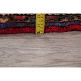 Vintage Lilian Geometric Hand-Knotted Wool Persian Oriental Area Rug - 6'7" x 3'8"