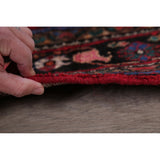 Vintage Lilian Geometric Hand-Knotted Wool Persian Oriental Area Rug - 6'7" x 3'8"
