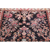 Vintage Lilian Oriental Hand Knotted Wool Persian Rug - 12'7" x 2'11" Runner