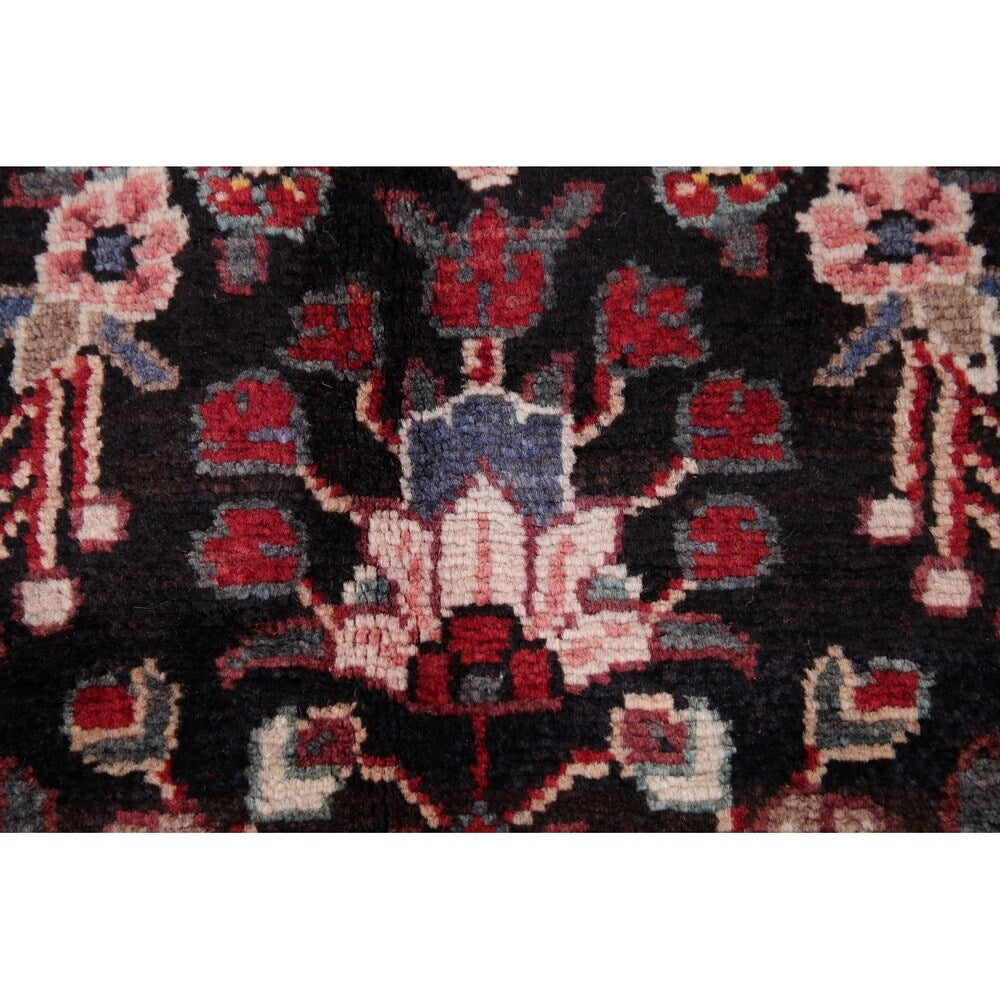 Vintage Lilian Oriental Hand Knotted Wool Persian Rug - 12'7" x 2'11" Runner