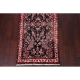 Vintage Lilian Oriental Hand Knotted Wool Persian Rug - 12'7" x 2'11" Runner