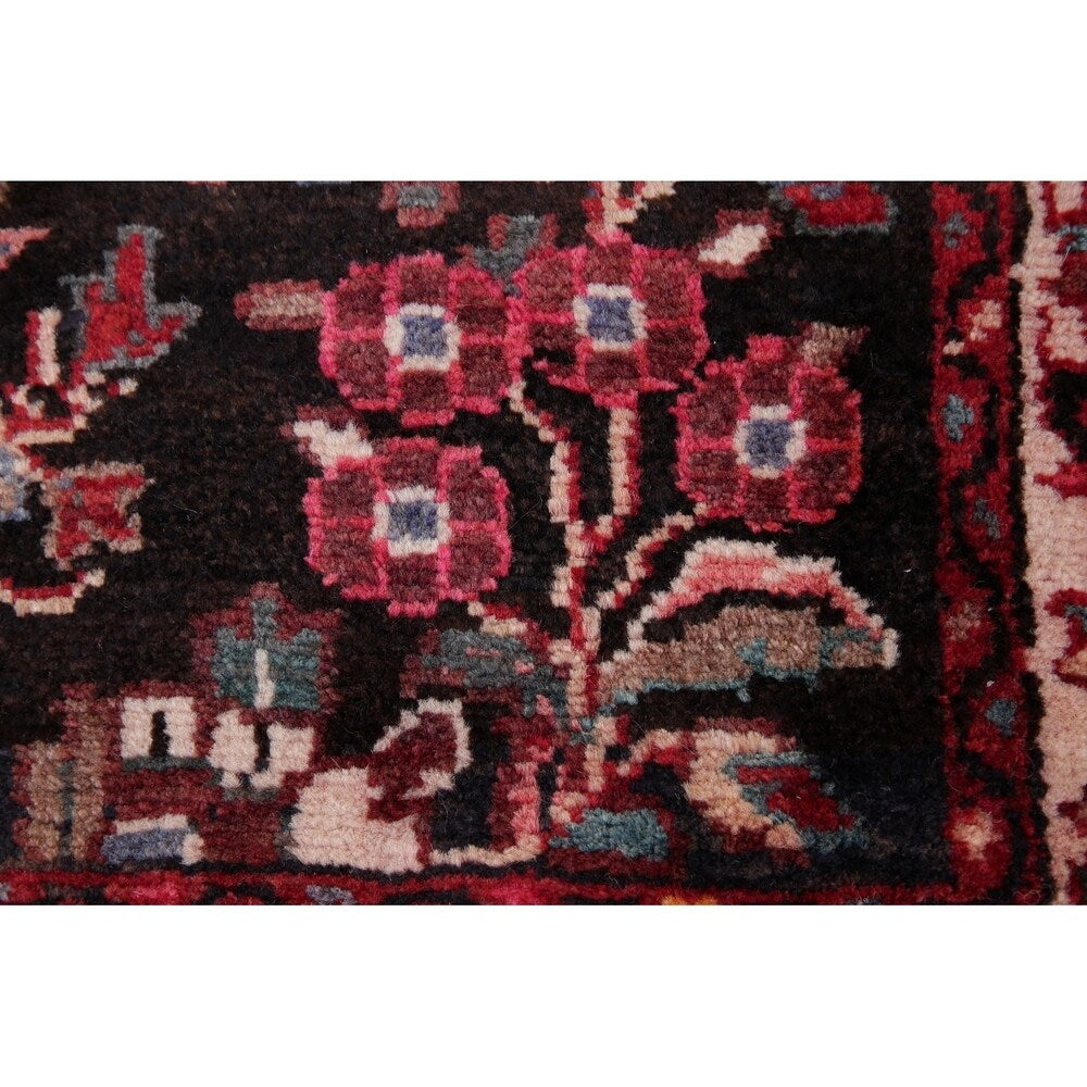 Vintage Lilian Oriental Hand Knotted Wool Persian Rug - 12'7" x 2'11" Runner
