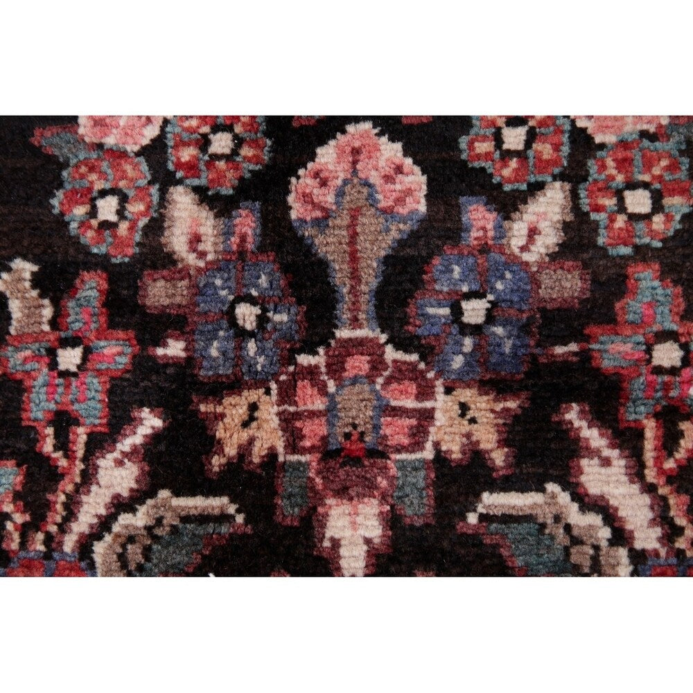 Vintage Lilian Oriental Hand Knotted Wool Persian Rug - 12'7" x 2'11" Runner