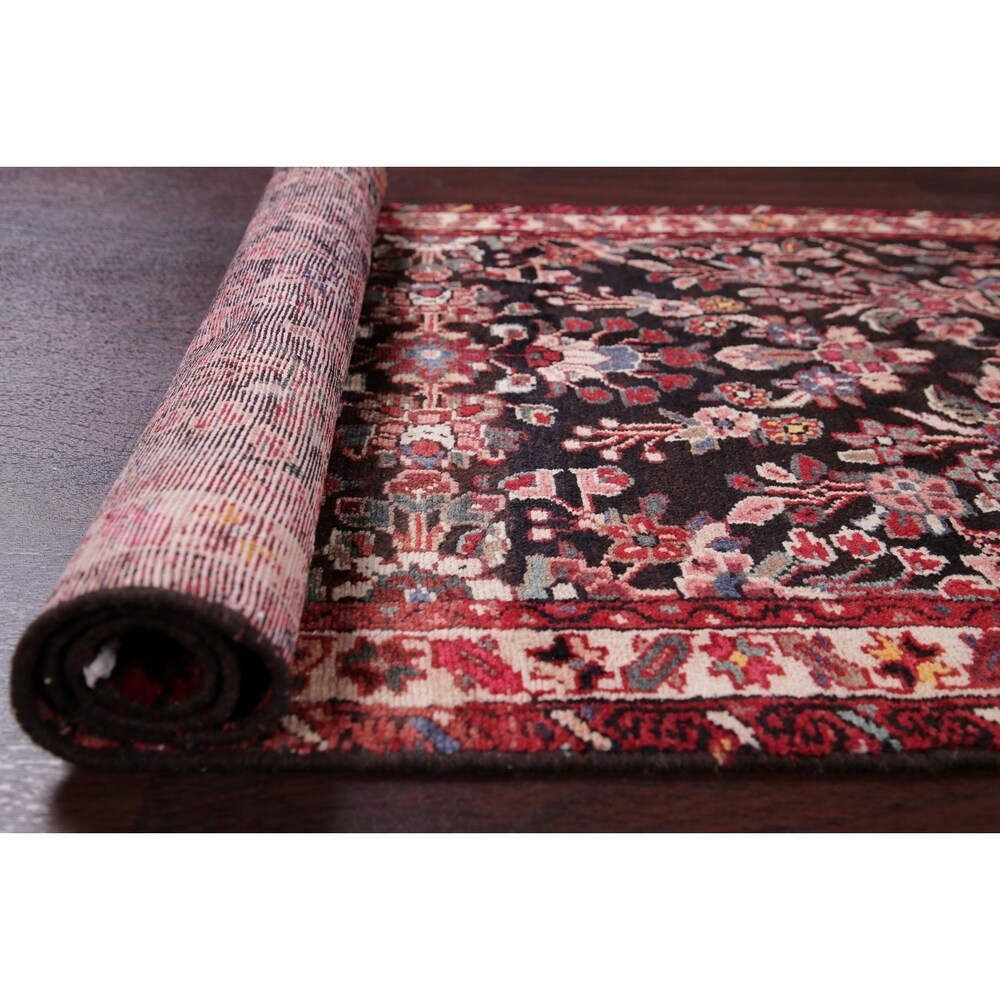 Vintage Lilian Oriental Hand Knotted Wool Persian Rug - 12'7" x 2'11" Runner