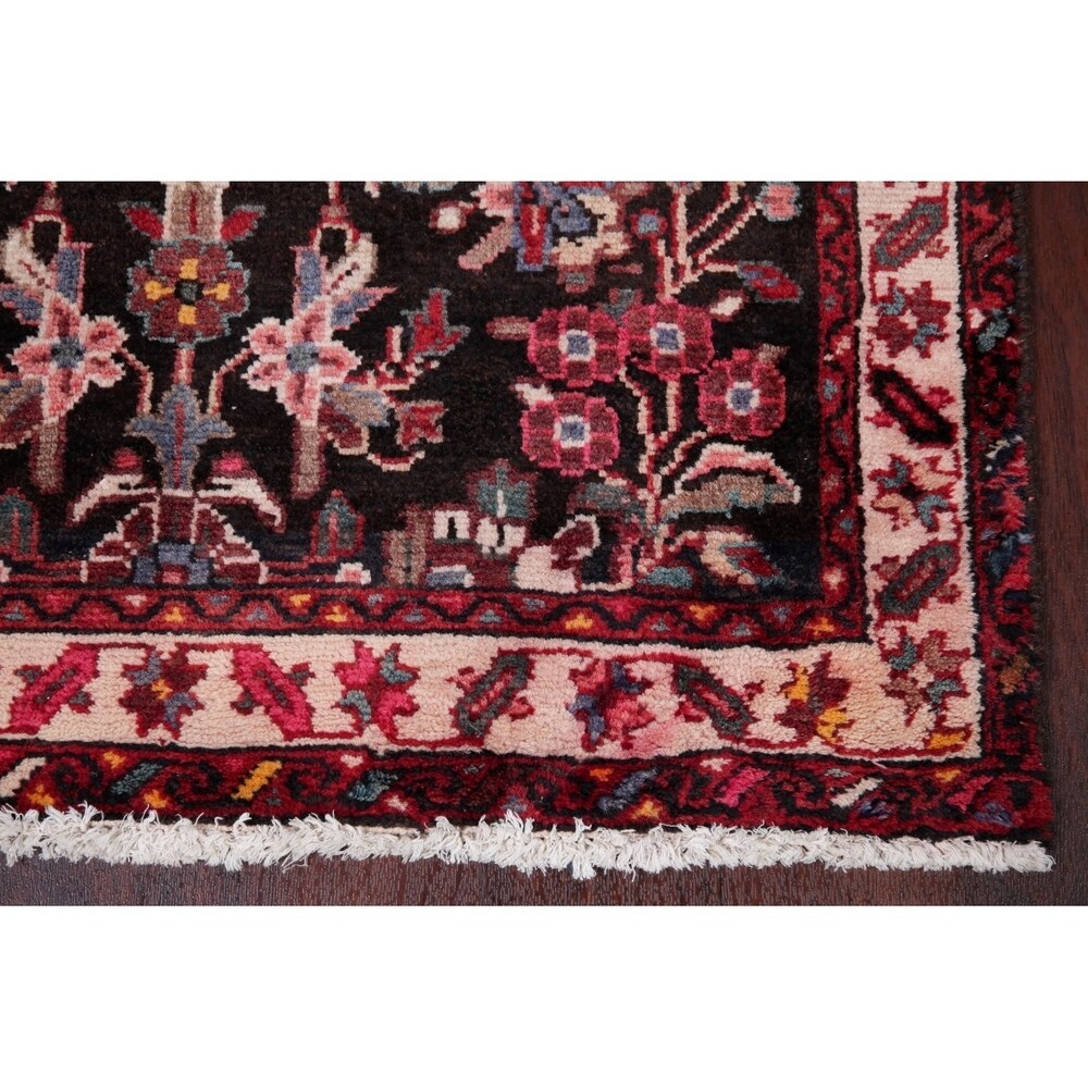 Vintage Lilian Oriental Hand Knotted Wool Persian Rug - 12'7" x 2'11" Runner
