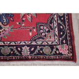 Vintage Lilian Oriental Hand Knotted Wool Persian Rug - 9'8" x 3'9" Runner