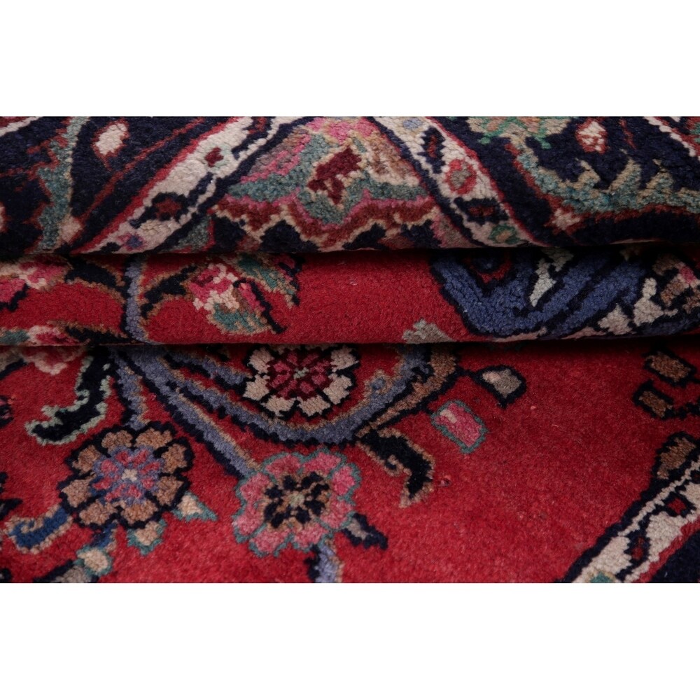 Vintage Lilian Oriental Hand Knotted Wool Persian Rug - 9'8" x 3'9" Runner