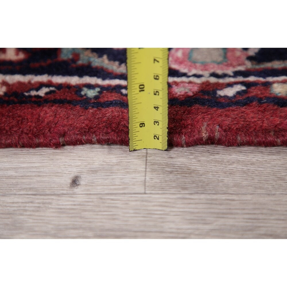 Vintage Lilian Oriental Hand Knotted Wool Persian Rug - 9'8" x 3'9" Runner