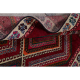 Vintage Lori Geometric Hand-Knotted Wool Persian Oriental Rug - 7'9" x 4'2" Runner