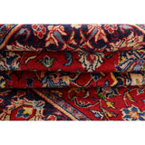 Vintage Mahal Medallion Oriental Hand Knotted Wool Persian Area Rug - 10'11" x 7'11"