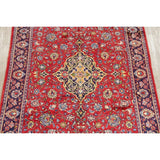 Vintage Mahal Medallion Oriental Hand Knotted Wool Persian Area Rug - 10'11" x 7'11"