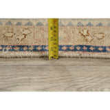 Vintage Muted Distressed Medallion Hand Knotted Persian Area Rug - 12'5" x 9'9"