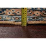 Vintage Muted Mashad Hand Knotted Wool Oriental Persian Area Rug - 9'4" x 6'5"