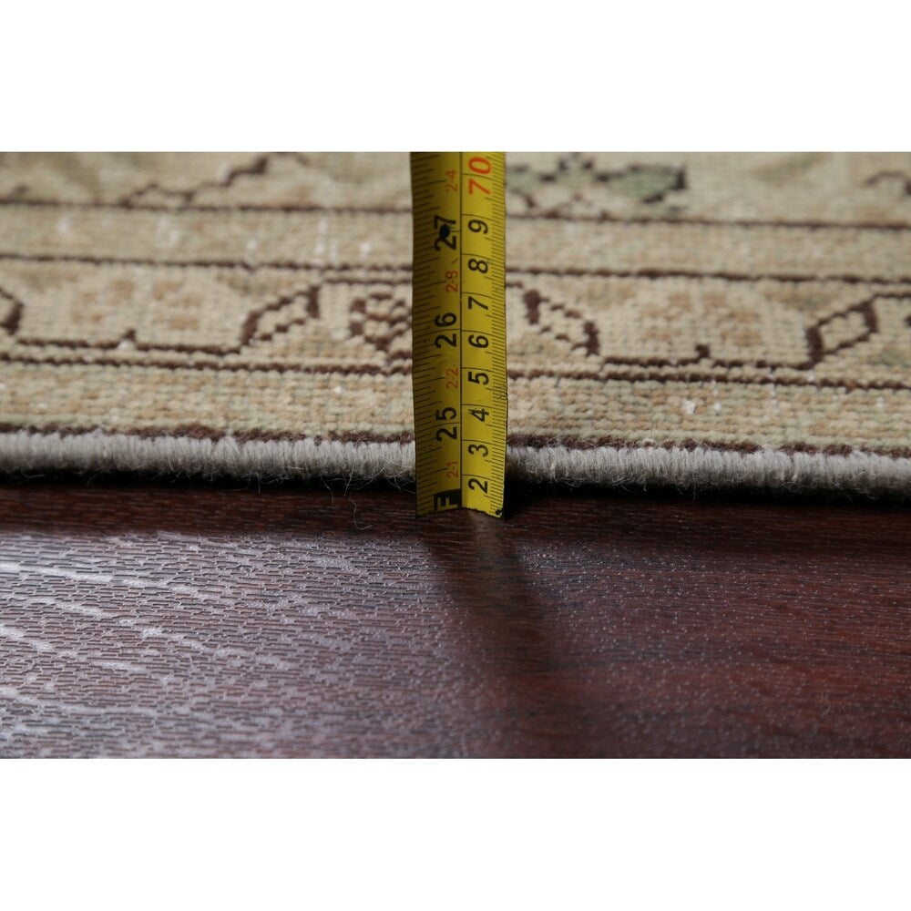 Gracewood Hollow Anduru Hand-knotted Wool Distressed Area Rug - 10'5" x 7'2"