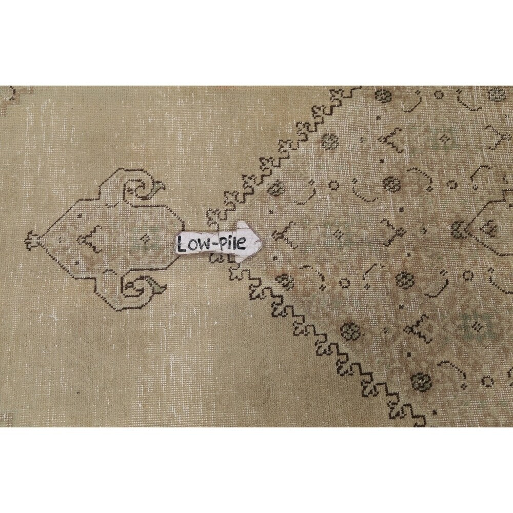 Gracewood Hollow Anduru Hand-knotted Wool Distressed Area Rug - 10'5" x 7'2"