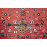 Vintage Oriental Carpet Hand Knotted Hamedan Persian Rug - 8'4" X 2'9" Runner