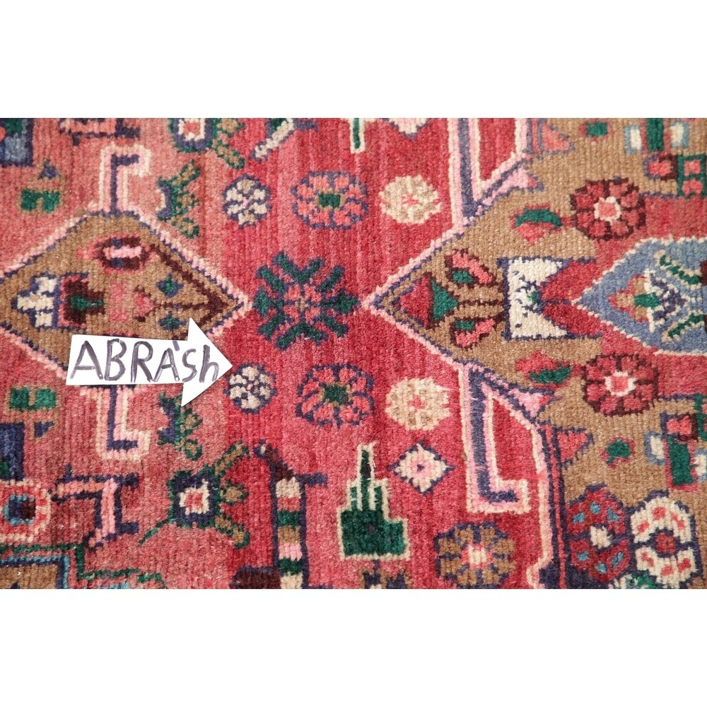 Vintage Oriental Carpet Hand Knotted Hamedan Persian Rug - 8'4" X 2'9" Runner