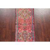 Vintage Oriental Carpet Hand Knotted Hamedan Persian Rug - 8'4" X 2'9" Runner