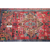 Vintage Oriental Carpet Hand Knotted Hamedan Persian Rug - 8'4" X 2'9" Runner