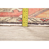 Vintage Oushak Traditional Oriental Hand Knotted Wool Turkish Area Rug - 2'10''x 1'8''