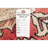 Vintage Oushak Traditional Oriental Hand Knotted Wool Turkish Area Rug - 2'10''x 1'8''