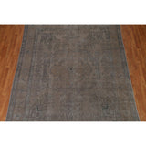 Vintage Over-dyed Tabriz Persian Wool Area Rug Hand-knotted Carpet - 7'10" x 10'5"