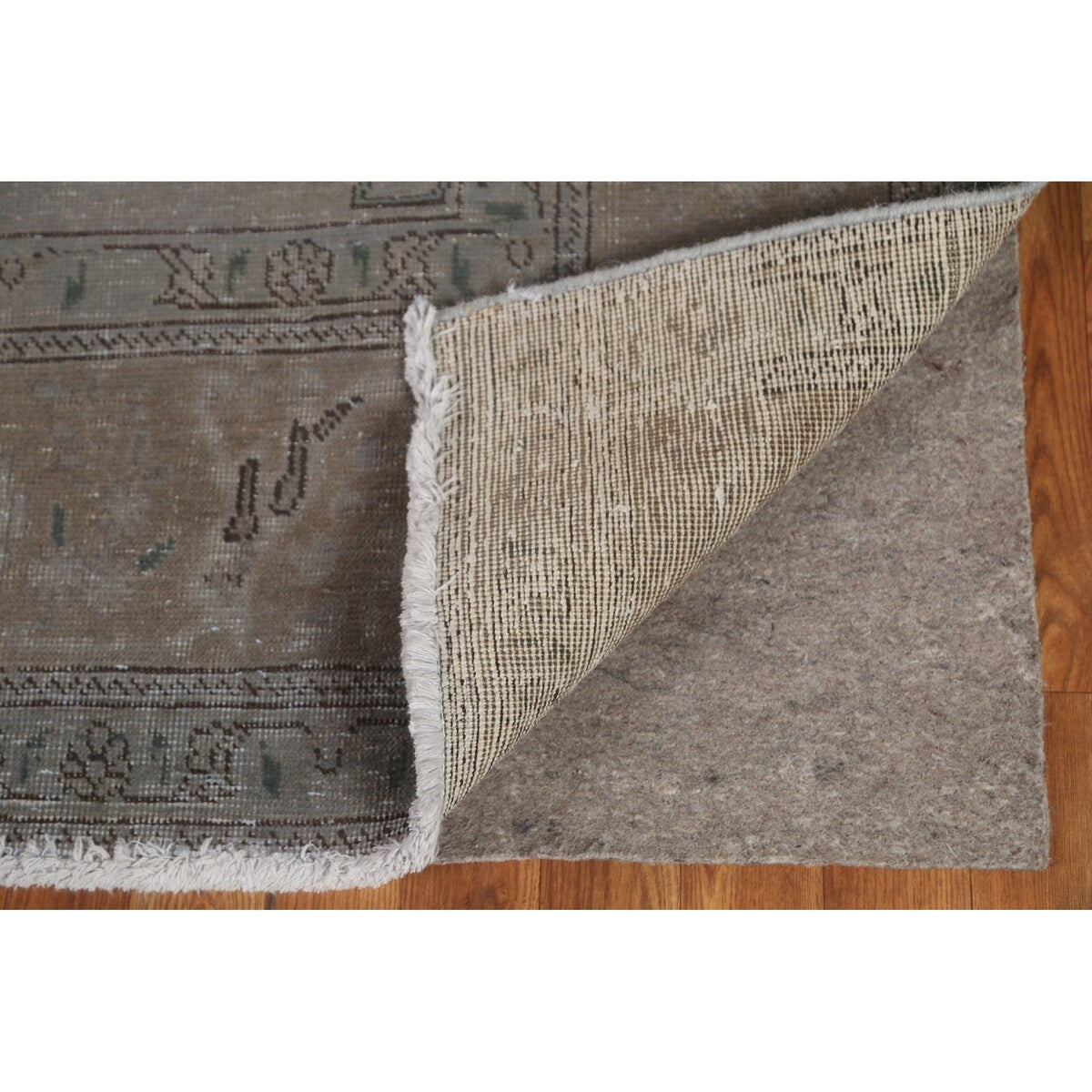 Vintage Over-dyed Tabriz Persian Wool Area Rug Hand-knotted Carpet - 7'10" x 10'5"