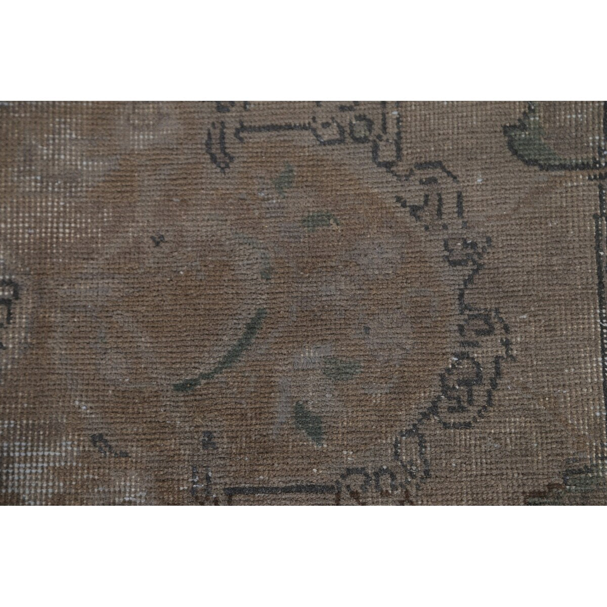Vintage Over-dyed Tabriz Persian Wool Area Rug Hand-knotted Carpet - 7'10" x 10'5"