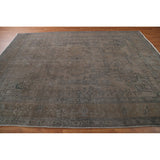 Vintage Over-dyed Tabriz Persian Wool Area Rug Hand-knotted Carpet - 7'10" x 10'5"