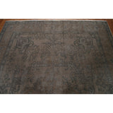 Vintage Over-dyed Tabriz Persian Wool Area Rug Hand-knotted Carpet - 7'10" x 10'5"