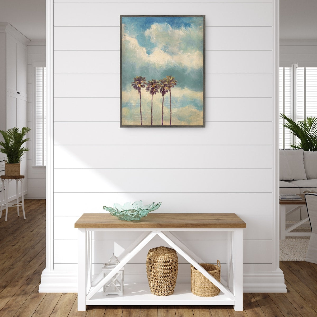 Vintage Palms By Studio Arts Canvas Art Print
