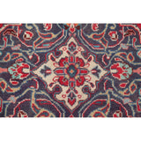 Vintage Sarouk Floral Handmade Wool Persian Area Rug - 13'6" x 9'0"