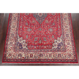 Vintage Sarouk Floral Handmade Wool Persian Area Rug - 13'6" x 9'0"