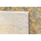 Vintage Style Traditional Floral Distressed Heat-Set Oriental Area Rug