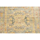 Vintage Style Traditional Floral Distressed Heat-Set Oriental Area Rug