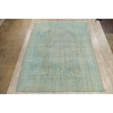 Vintage Tabriz Geometric Hand Knotted Wool Oriental Persian Area Rug - 12'7" x 10'1"