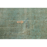 Vintage Tabriz Geometric Hand Knotted Wool Oriental Persian Area Rug - 12'7" x 10'1"